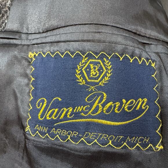 Harris Tweed Sport Coat Mens 42R Wool Harringbone Donegal - Picture 12 of 16